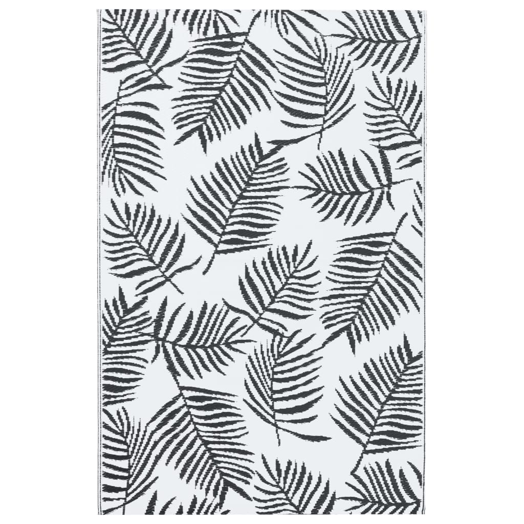 

Зовнішній килим Shumee чорно білого кольору 160x230 см PP 310426