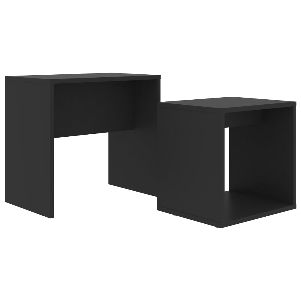 

Набір журнальних столиків Shumee чорний 48x30x45 см ДСП 802886