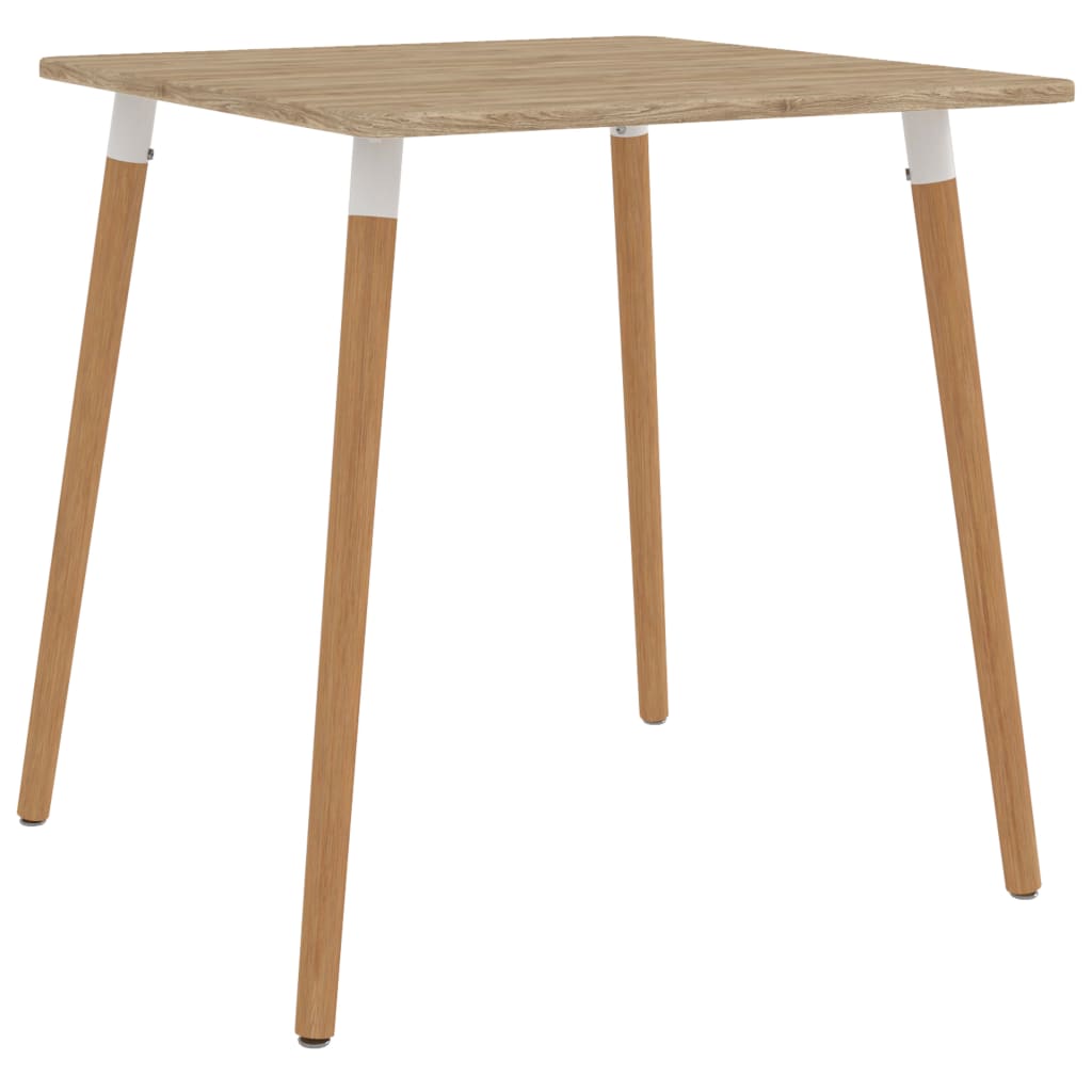 

Обідній стіл Shumee 80 x 80 x 75 см металевий коричневий 287241