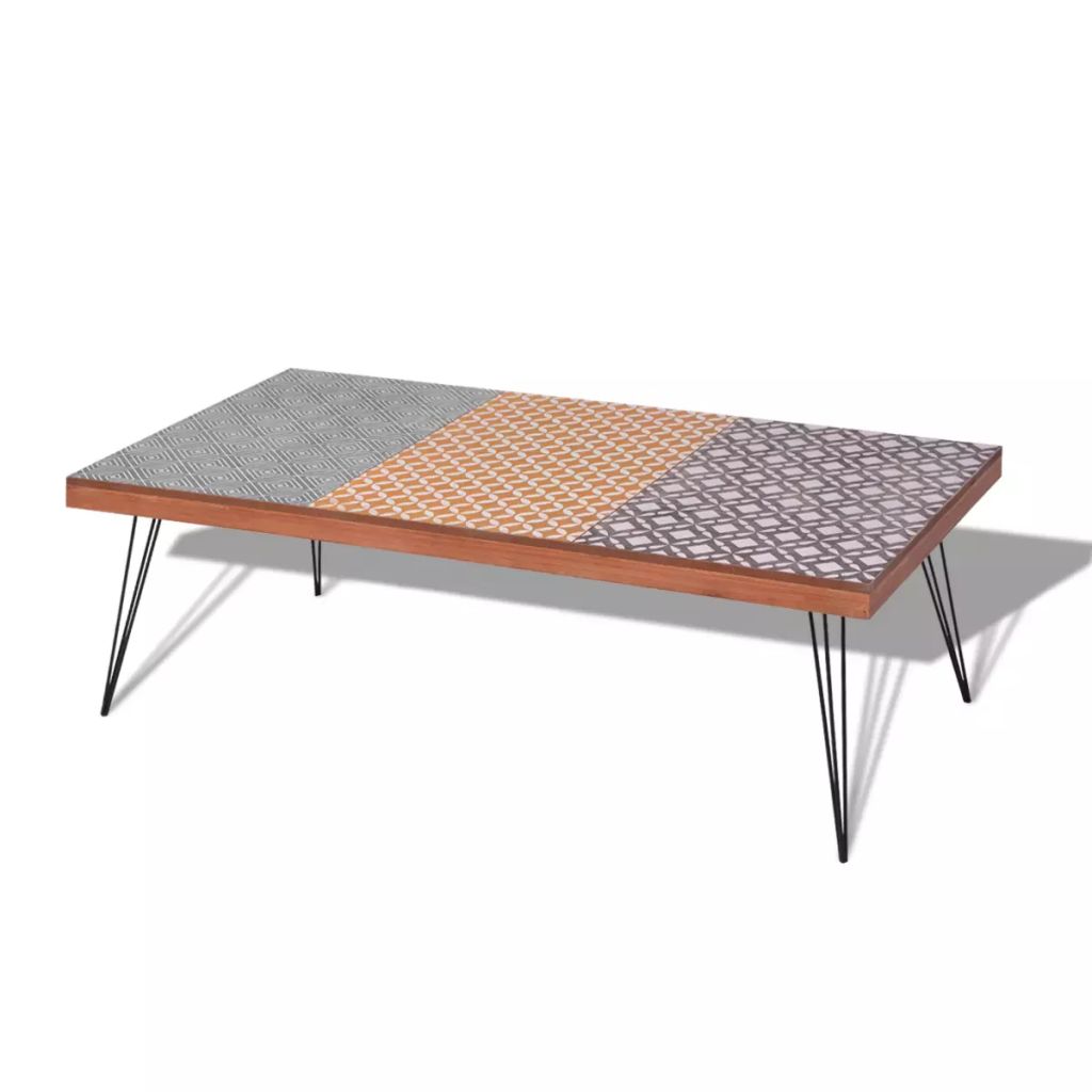 

Журнальний столик Shumee 120x60x38 см коричневий 243393