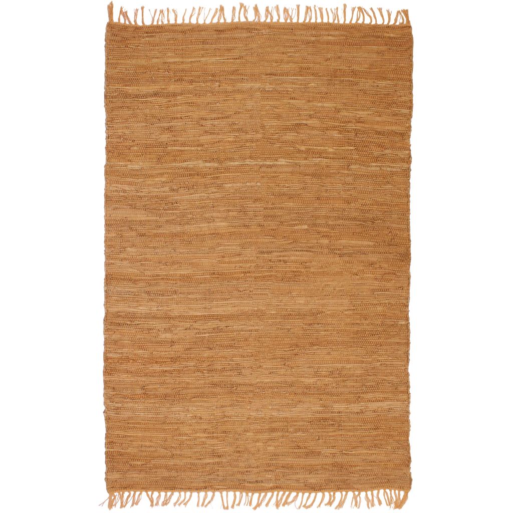 

Ручний тканий килим Shumee Чінді шкіра 160x230 см світло коричневий 245226