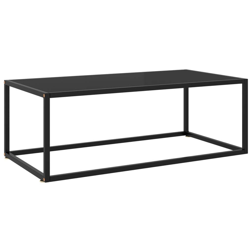 

Чайний стіл Shumee чорне скло 100x50x35 см 322880