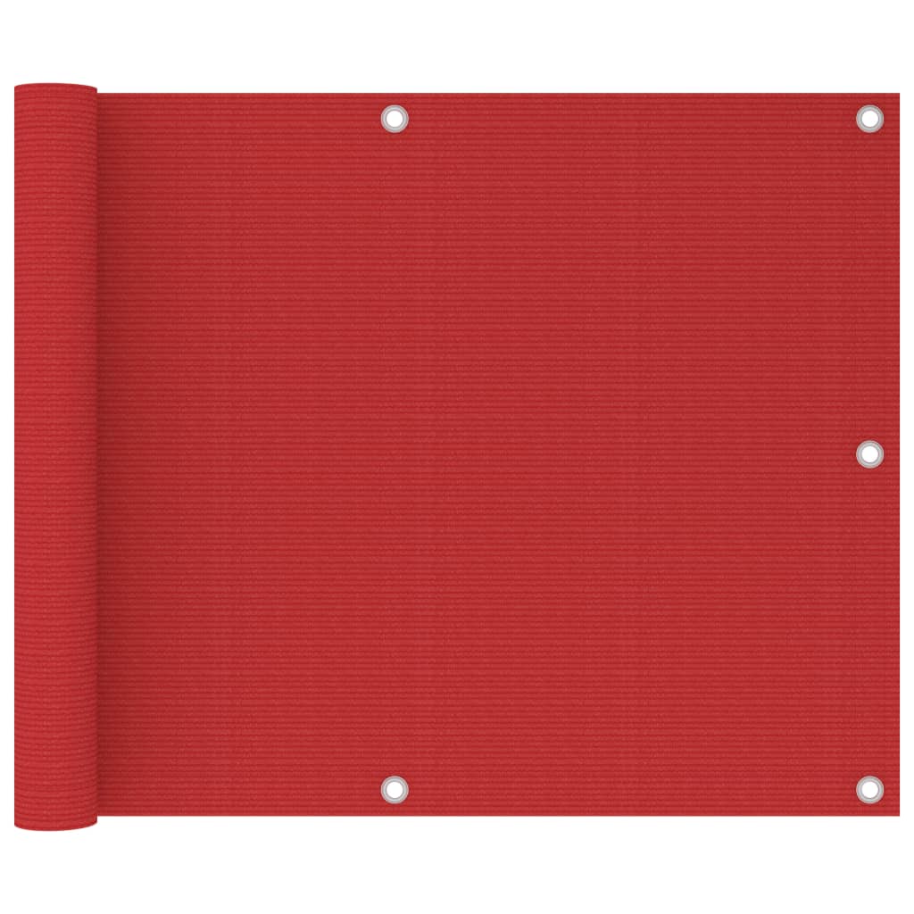 

Балконний тент Shumee червоний 75x500 см HDPE 311006