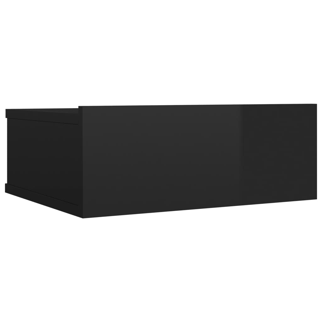 

Підвісна тумбочка Shumee чорна глянцевийа 40x30x15 см 800320