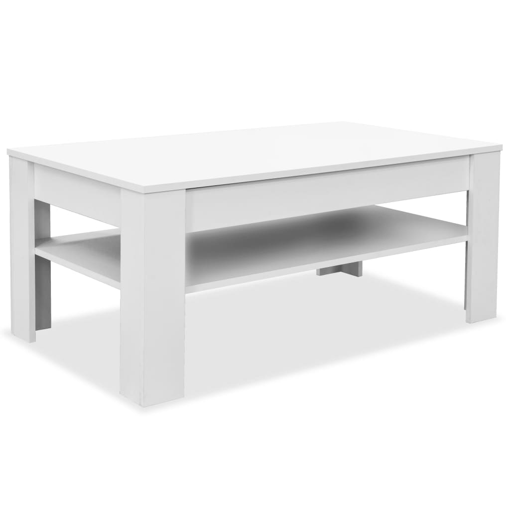 

Журнальний столик Shumee 110 x 65 x 48 см ДСП білий 244859