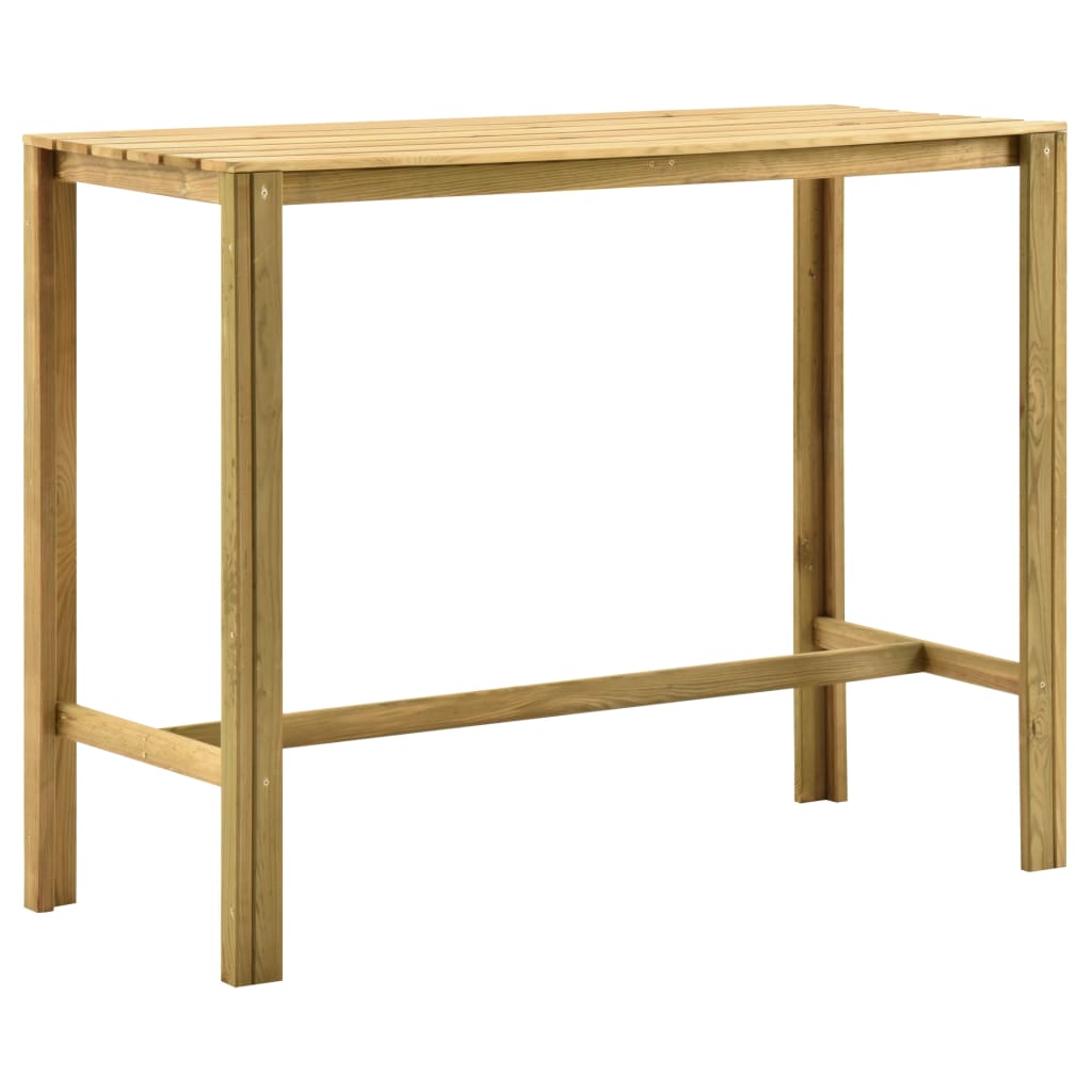 

Барний стіл Shumee 140x60x110 см сосна коричневий 315407