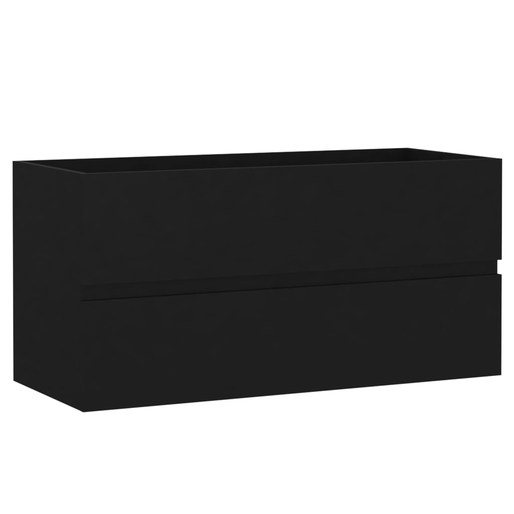 

Тумба для раковини Shumee чорна 900x385x450 мм ДСП 804756