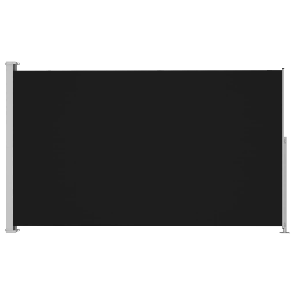 

Розширюваний боковий тент Shumee для тераси 180x300 см чорний 313399