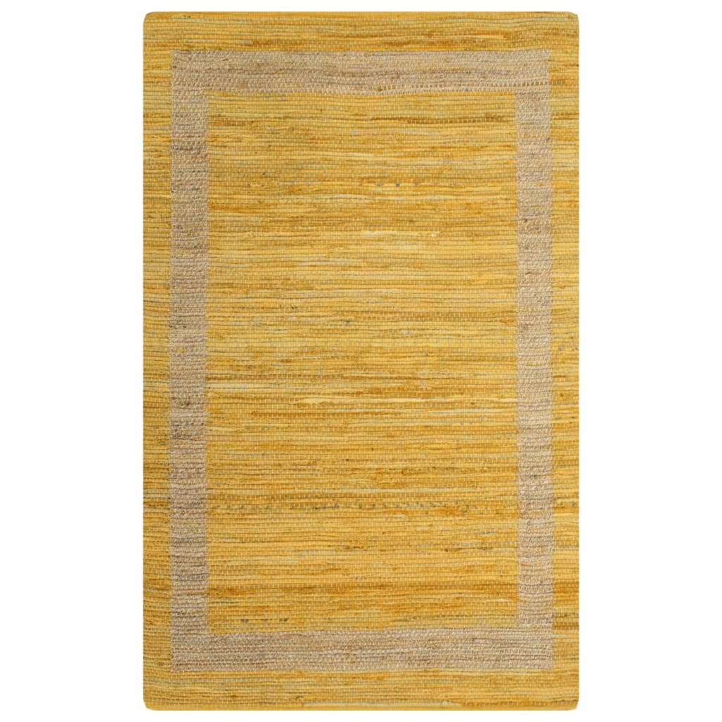 

Килим ручної роботи Shumee мішковина жовтий 160x230 см 133733