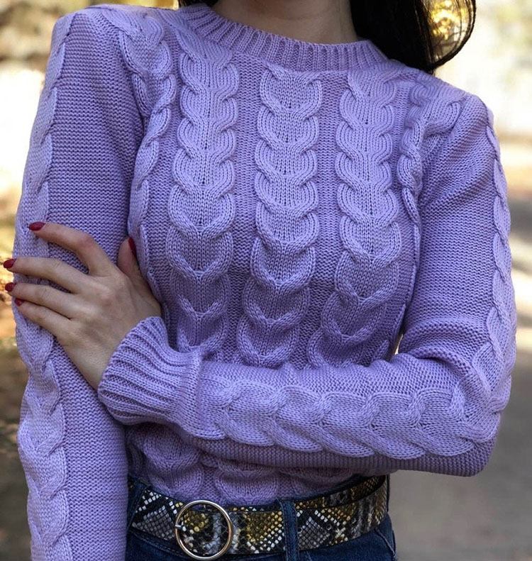 

Fashions • Свитер Жанна Fashions 44-50 фиалковый (303-нс)