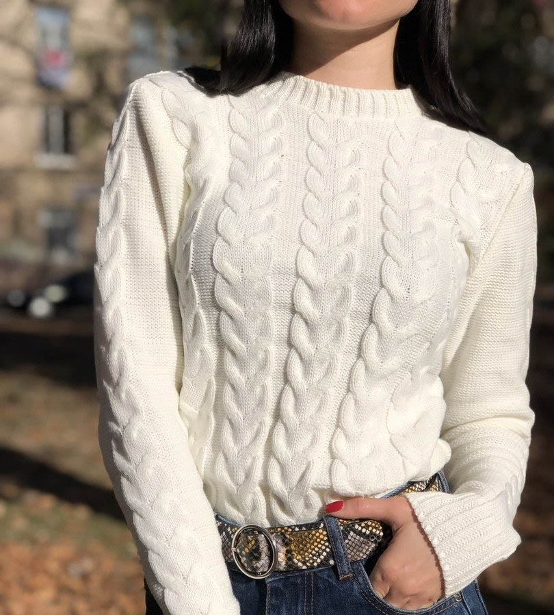 

Fashions • Свитер Жанна Fashions 44-50 молоко (303-нс)