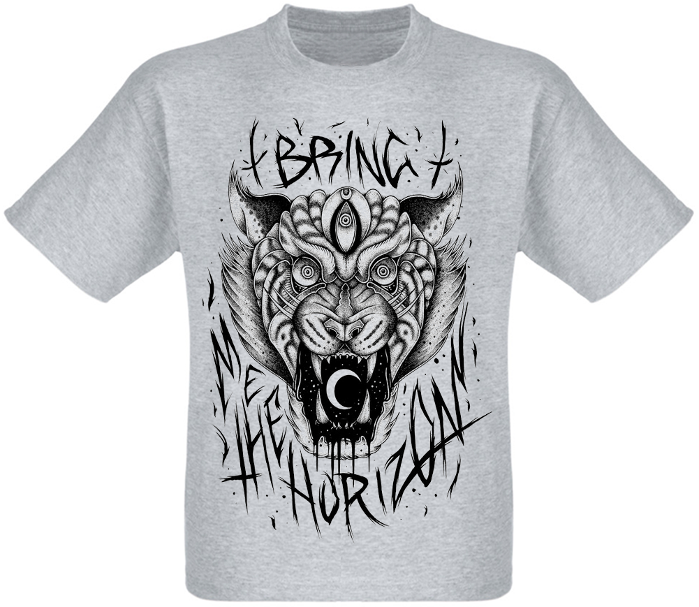 

Футболка Fat Cat Bring Me The Horizon "Tiger" (меланж)  13159, Футболка Fat Cat Bring Me The Horizon "Tiger" (меланж) M 13159