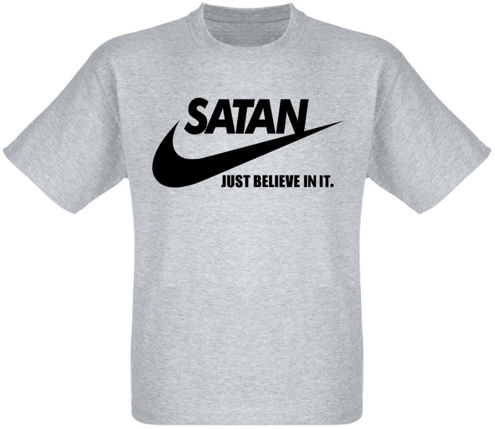 

Футболка Fat Cat Satan - Just Believe In It (меланж)  16752, Футболка Fat Cat Satan - Just Believe In It (меланж) L 16752
