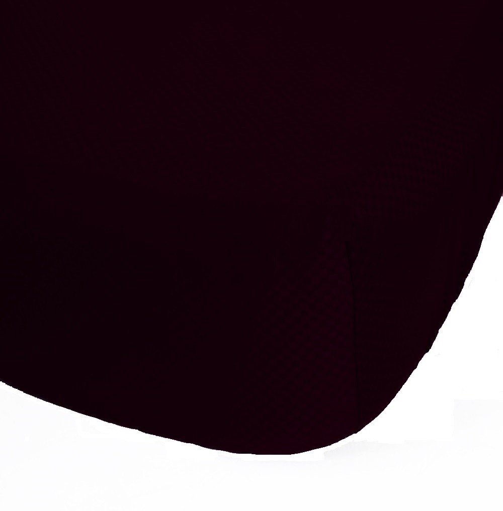 

Простынь на резинке Lodex Interio plum 180*200+25 жаккард-сатин сливовый