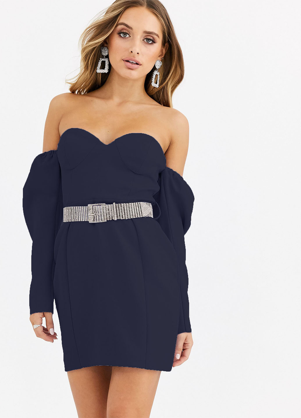 

Платье Missguided 10149038b09 34 Темно-синее