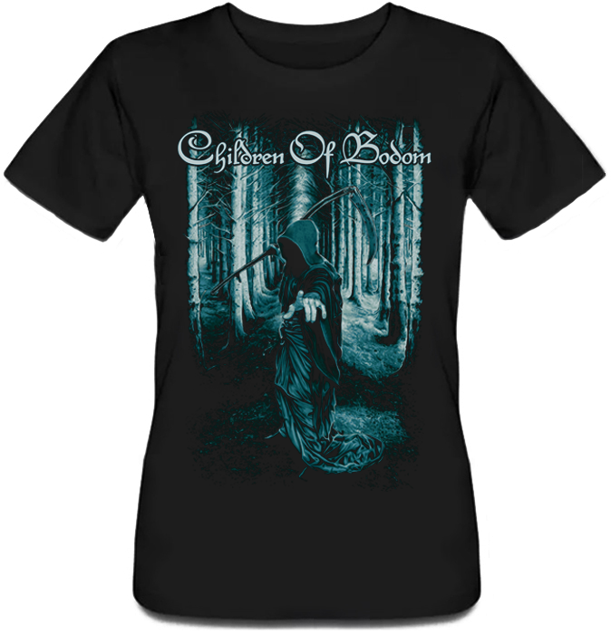 

Женская футболка Fat Cat Children Of Bodom - Reaper (чёрная)  32724, Женская футболка Fat Cat Children Of Bodom - Reaper (чёрная) M 32724