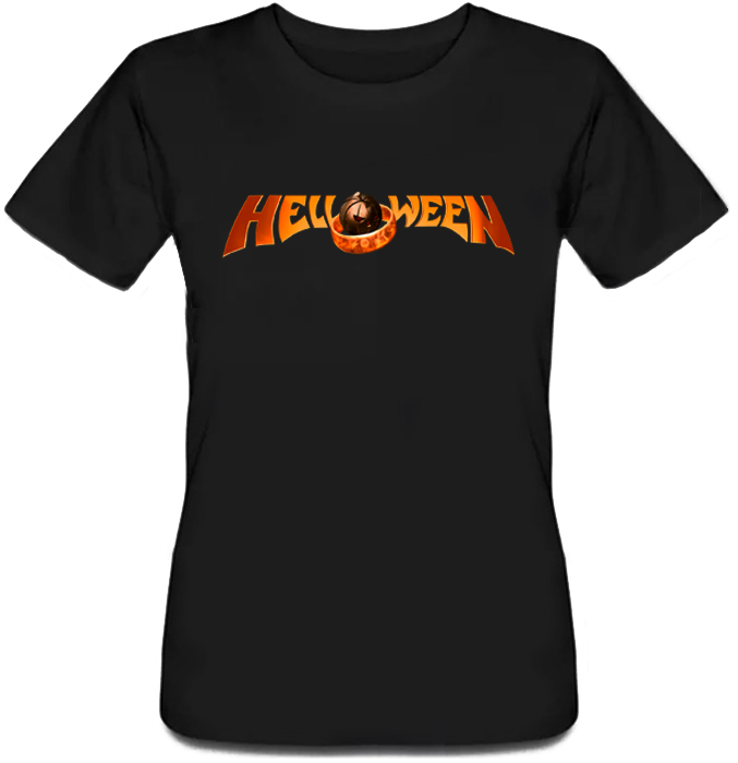 

Женская футболка Fat Cat Helloween - Ring Logo  18129, Женская футболка Fat Cat Helloween - Ring Logo L 18129