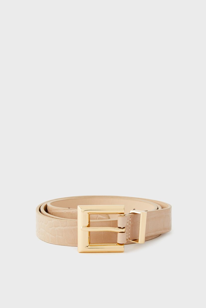 

Женский бежевый ремень CROC BELT Accessorize L 189121