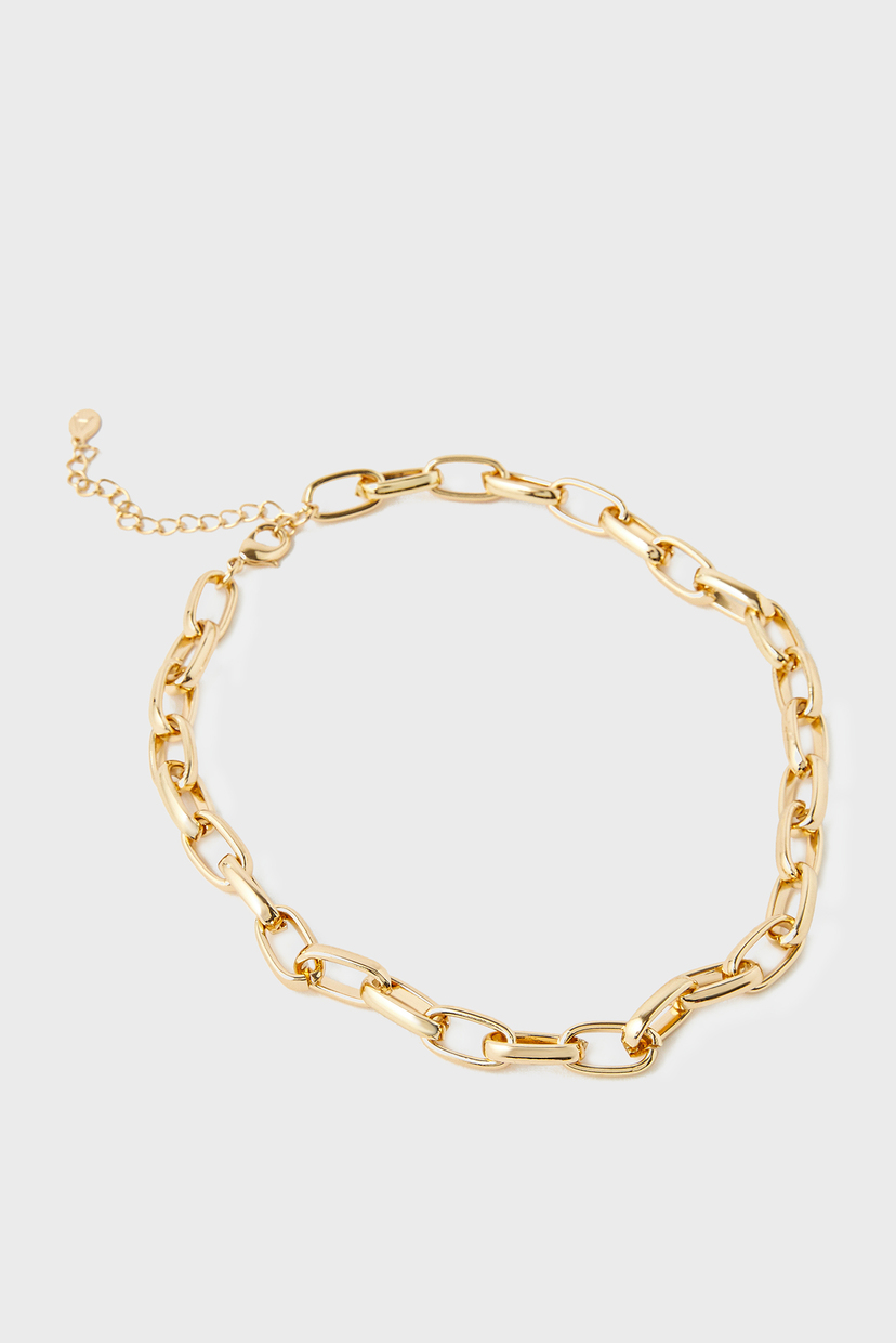 

Женское золотистое ожерелье SIMPLE MEDIUM CHAIN Accessorize OS 182745