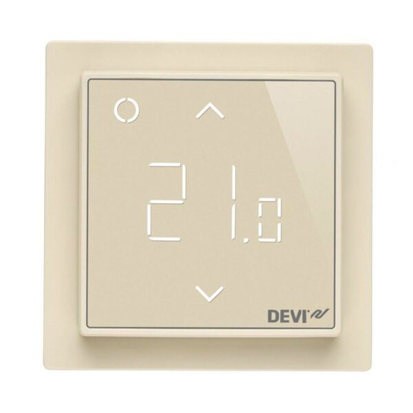 

Терморегулятор Devireg Smart Wi-Fi Слоновая кость