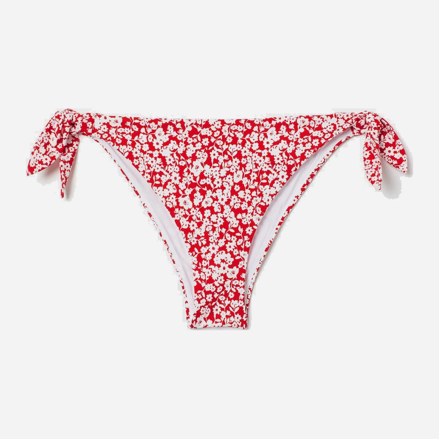 

Нижняя часть купальника H&M 7178849-ACQY 40 Красно-белая с принтом