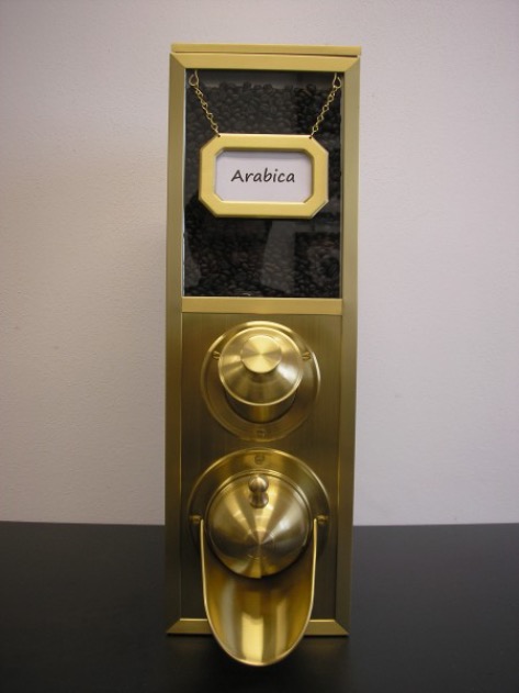 

Бункер для кофе ZN7 gold 555х178х305