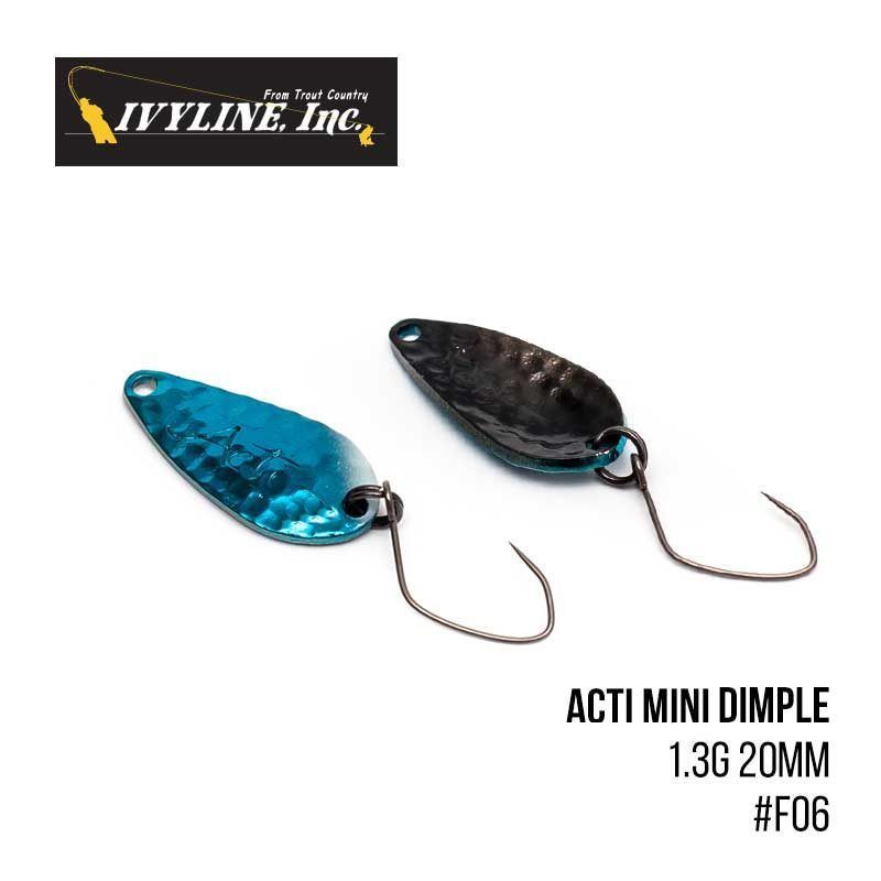 

Блесна Ivyline Acti Mini Dimple 1.3g 20mm (F06)