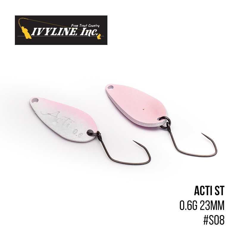 

Блесна Ivyline Acti ST 0.6g 23mm (S08)