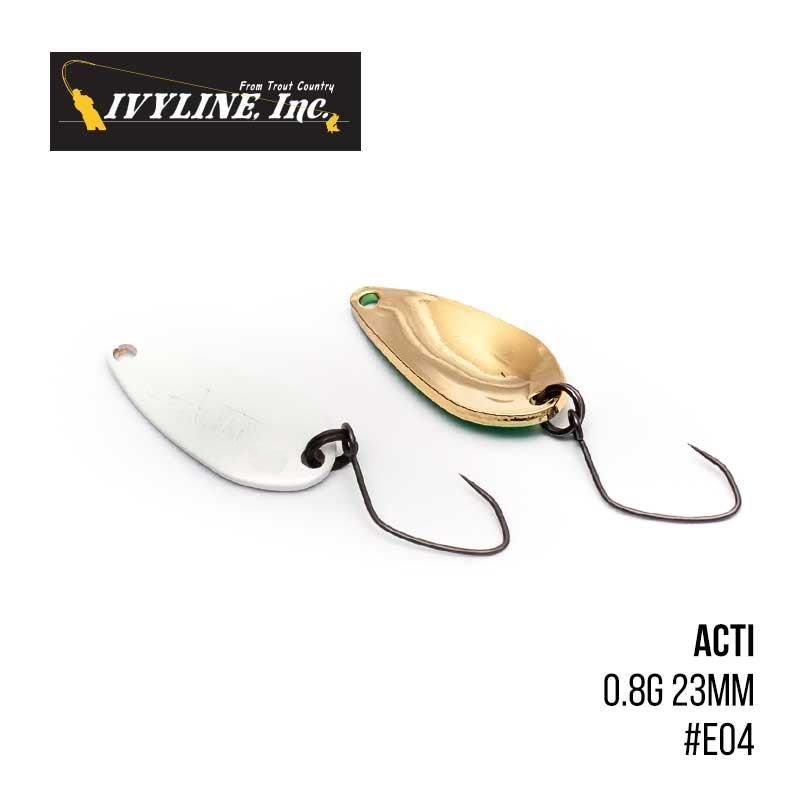 

Блесна Ivyline Acti 0.8g 23mm (E04)