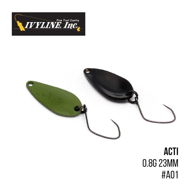 

Блесна Ivyline Acti 0.8g 23mm (A01 )