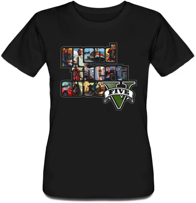 

Женская футболка Fat Cat Grand Theft Auto 5 - GTA V (чёрная)  29932, Женская футболка Fat Cat Grand Theft Auto 5 - GTA V (чёрная) M 29932