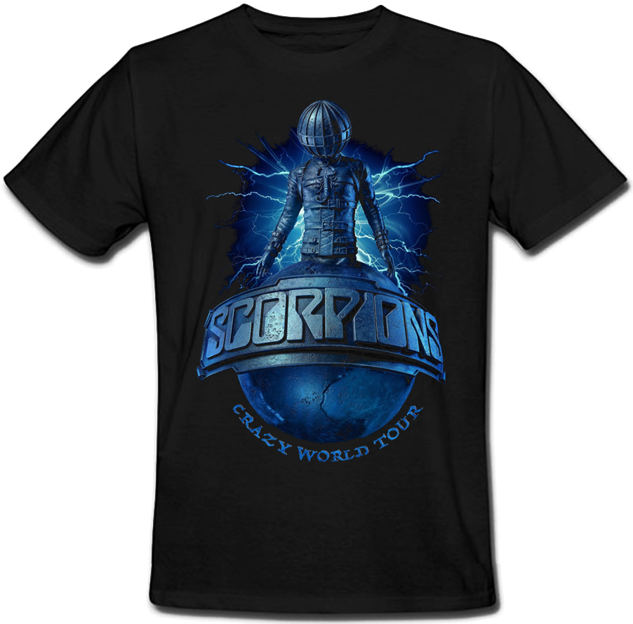 

Футболка Fat Cat Scorpions - Crazy World Tour (чёрная)  31690, Футболка Fat Cat Scorpions - Crazy World Tour (чёрная) S 31690