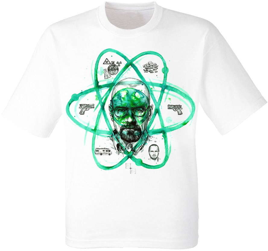 

Футболка Fat Cat Breaking Bad "Heisenberg" (белая)  12826, Футболка Fat Cat Breaking Bad "Heisenberg" (белая) S 12826