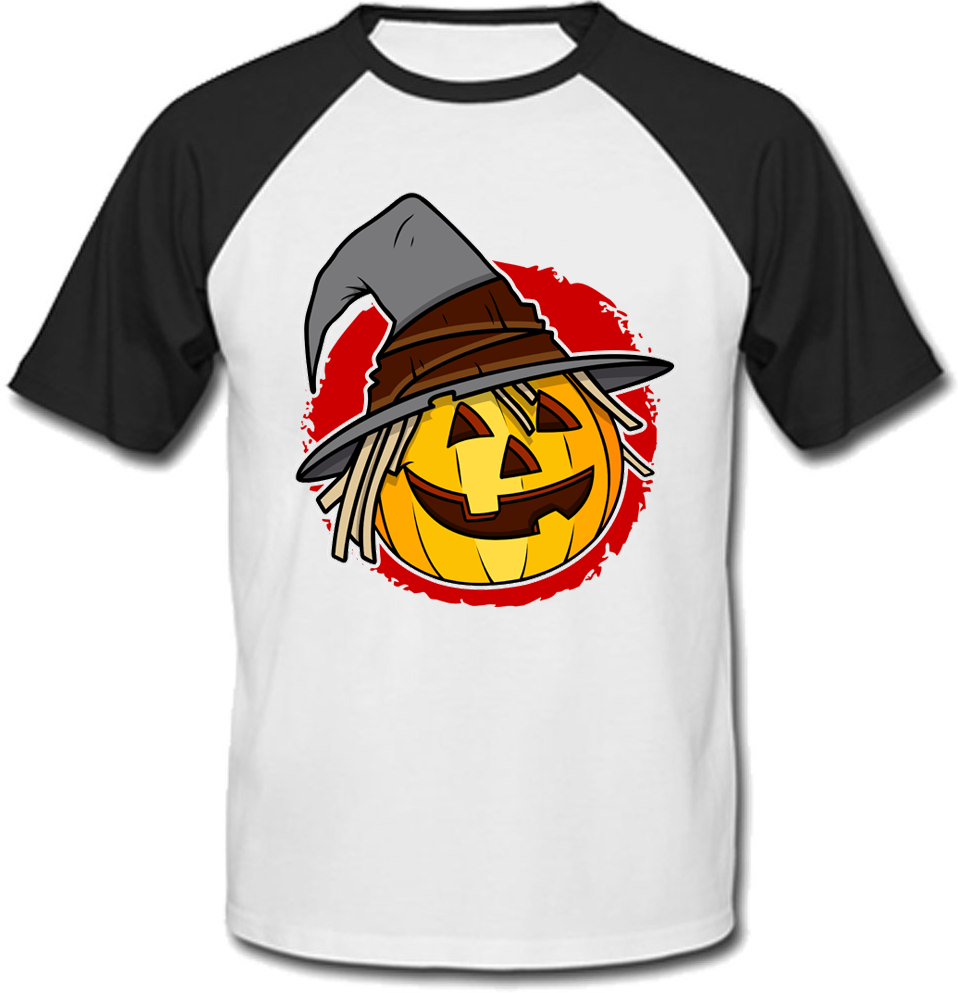 

Футболка Fat Cat Halloween (белая с чёрными рукавами) XXL 33430