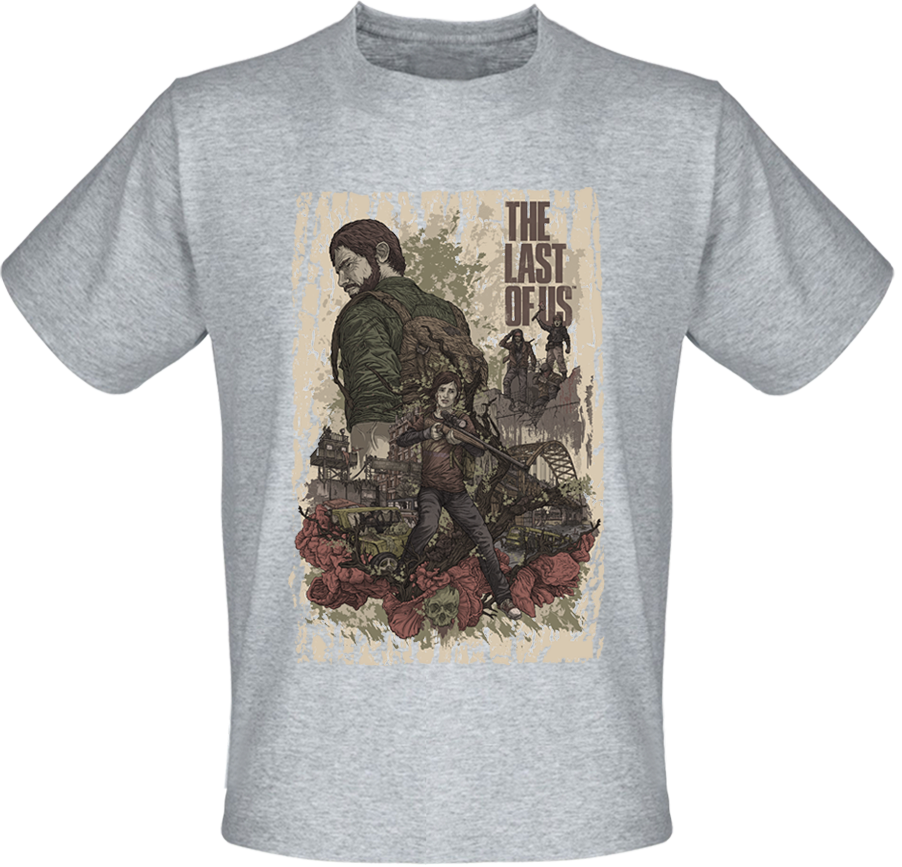 

Футболка Fat Cat The Last Of Us (меланж)  30076, Футболка Fat Cat The Last Of Us (меланж) L 30076