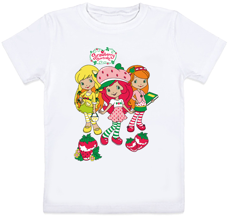

Детская футболка Fat Cat "Strawberry Shortcake" (белая) 104 27451