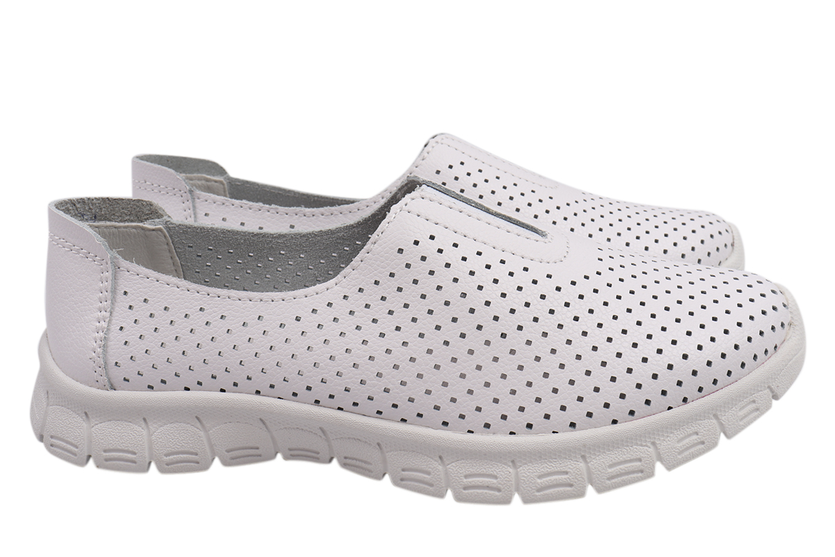 

Туфлі жіночі з натуральної шкіри, на низькому ходу, колір білий, Li Fexpert 660-21LTCP 41