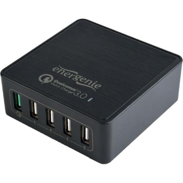 

Зарядний пристрій EnerGenie (EG-UQC3-02) USB (40W, 5xUSB, 8A)
