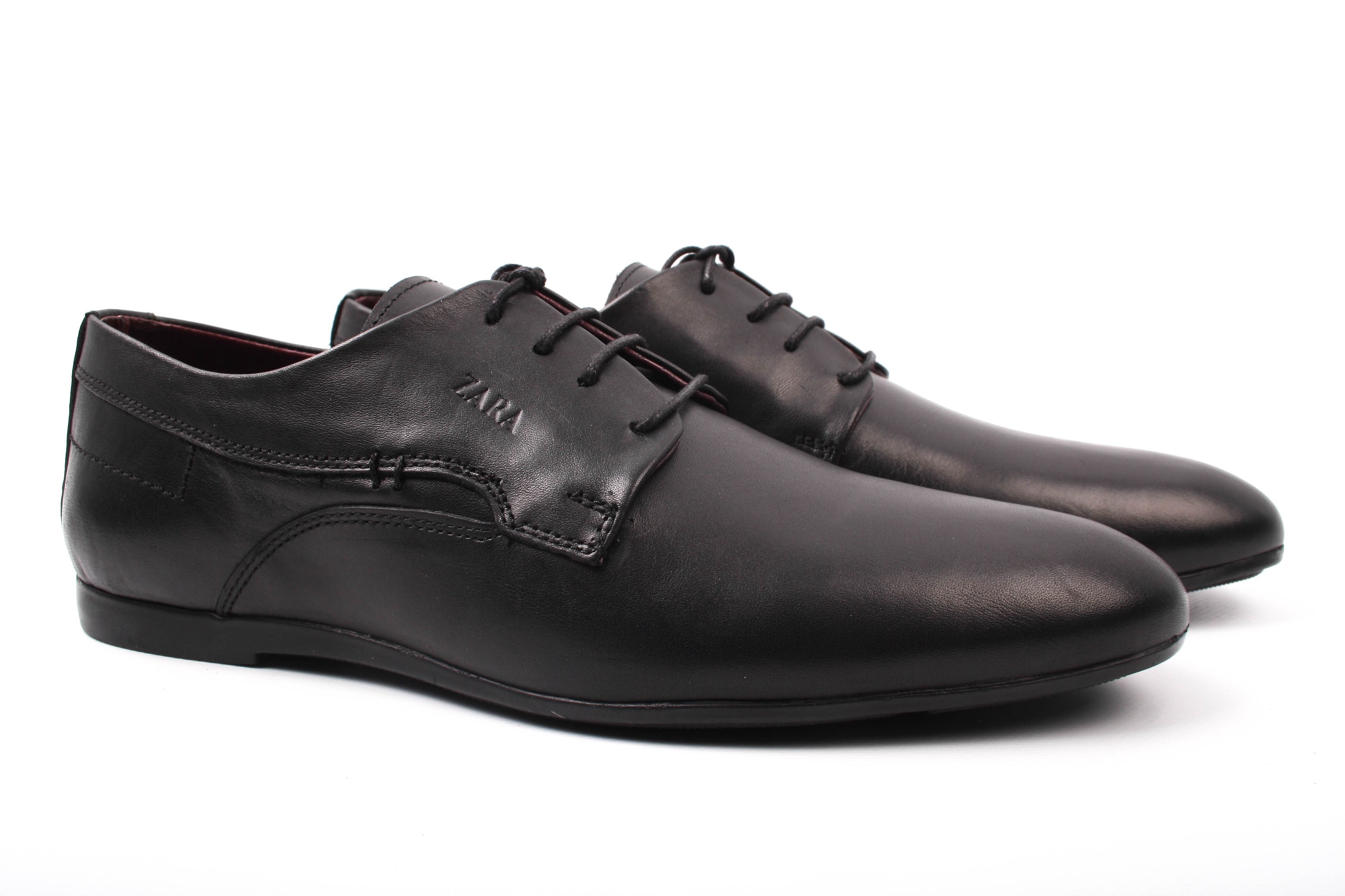 

Туфлі ZARA натуральна шкіра, колір чорний 2-8DT 45