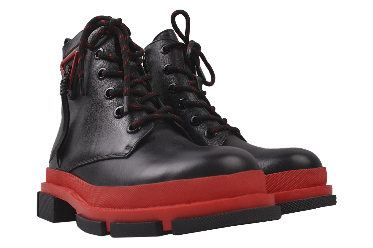 

Черевики на платформі жіночі Farinni натуральна шкіра, колір чорний 56-20DHC 38