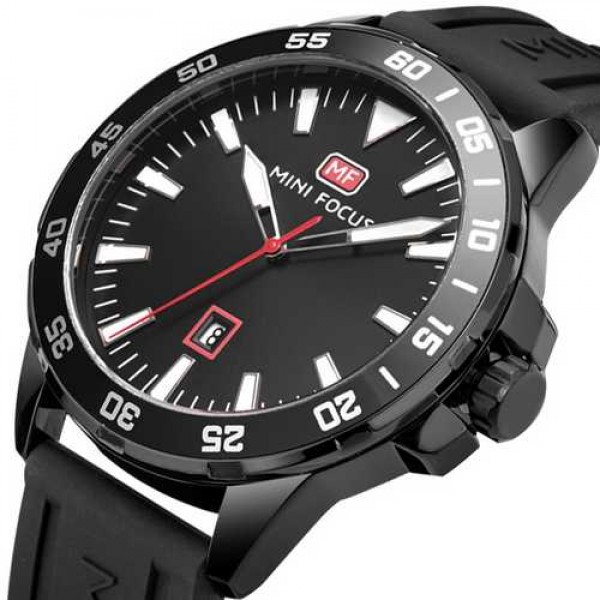 

Наручные часы Mini Focus MF0020G All Black мужские кварцевые + подарочная коробка