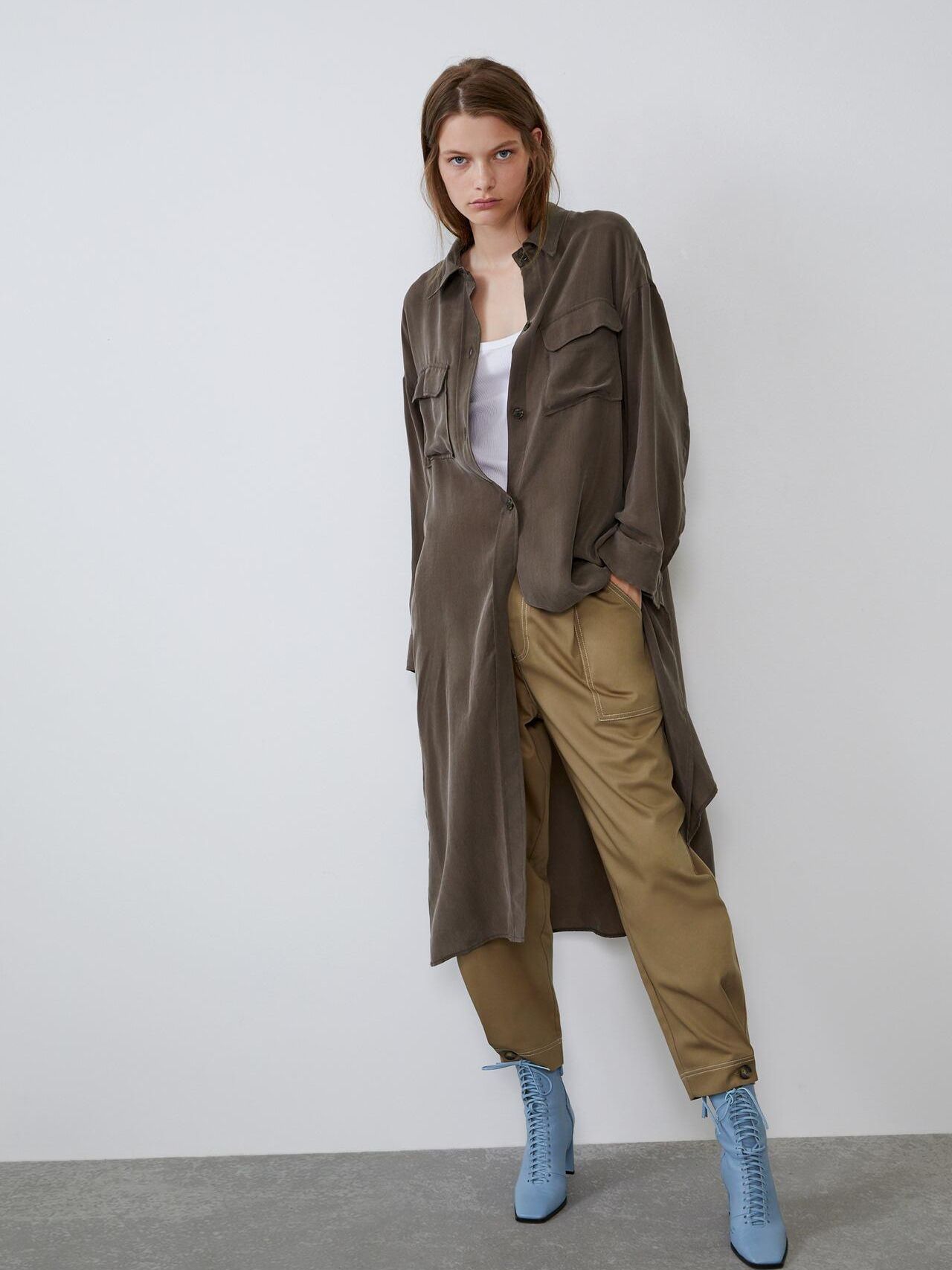 

Туника Zara 4661/203/737-ACXW XS Темно-серая
