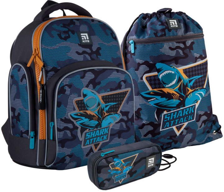 

Школьный набор Kite Education Shark attack 15.5л (SET_K21-706S-1)