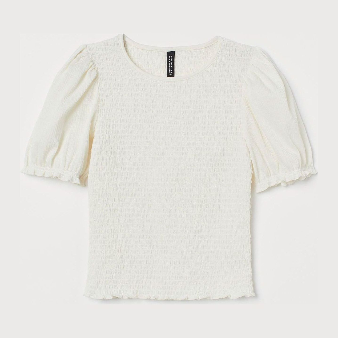 

Топ H&M 8877501-ABAK S Молочный