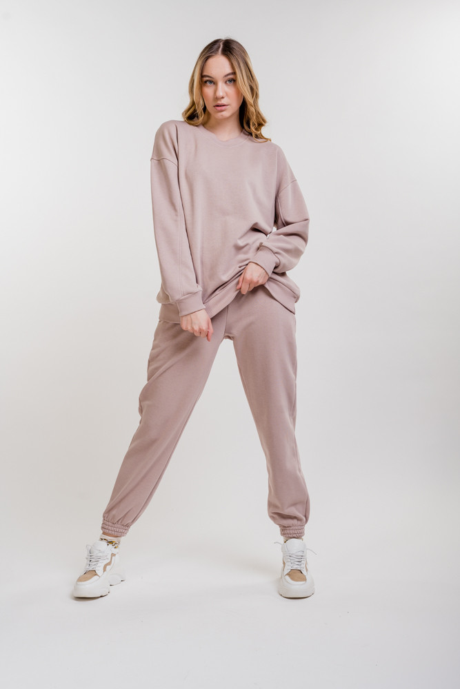

Женский свитшот оверсайз светло-кофейный Arjen размер L-XL (26451-LC-L-XL)