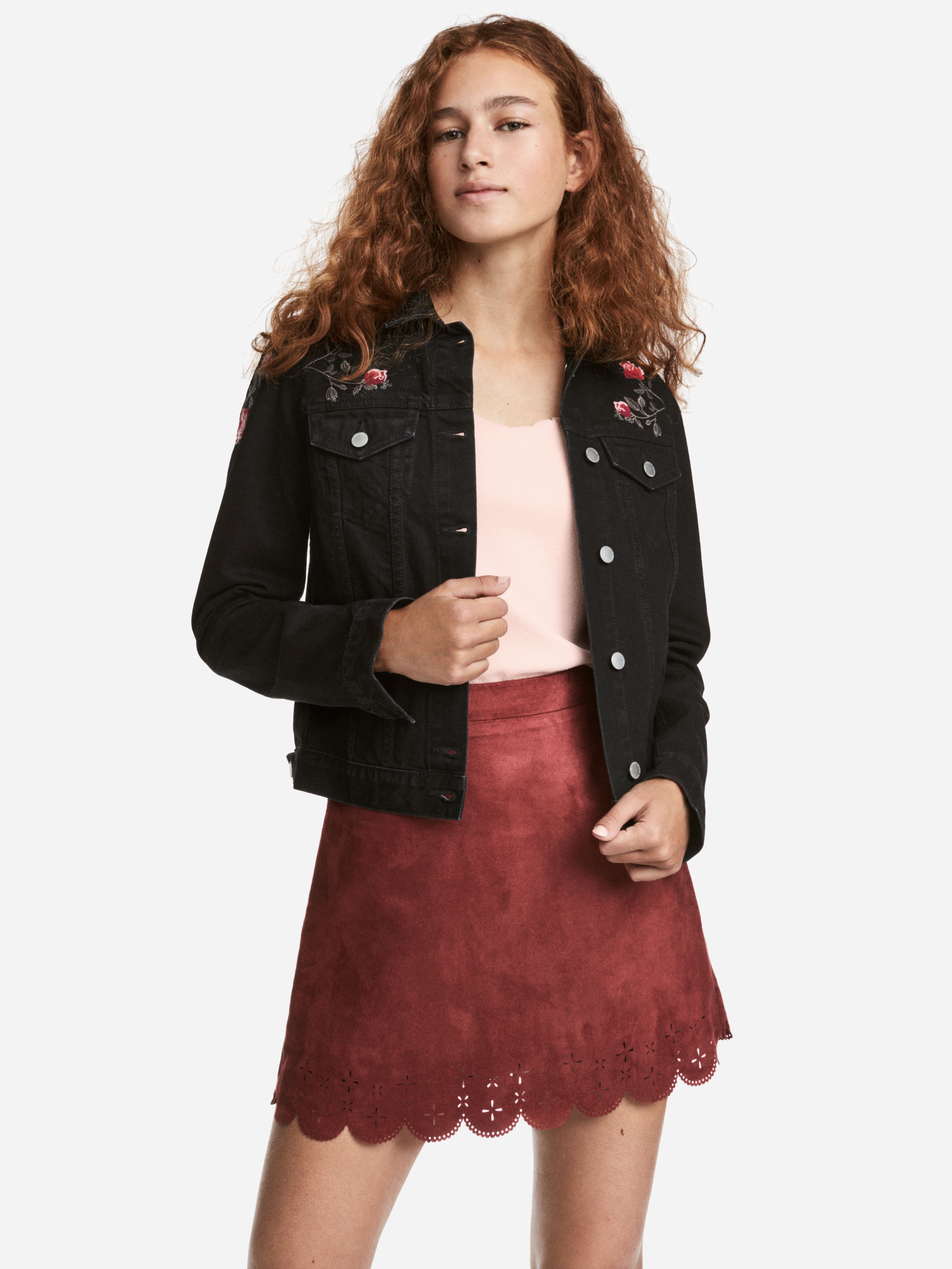 

Юбка H&M 4547276-ACUK 46 Бордовая