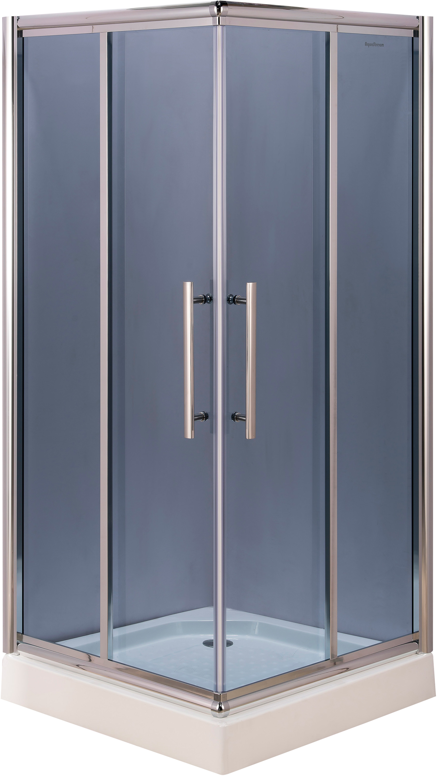 

Душевая кабина AQUASTREAM Premium 90 SLB с 2-мя раздвижными дверьми серая