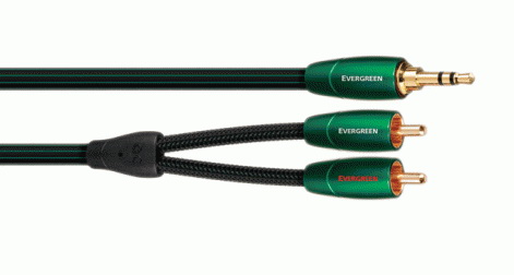 

Кабель AUDIOQUEST 2.0m Evergreen 3.5mm-RCA (EVERG02MR)