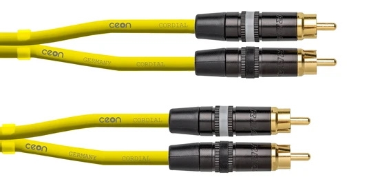 

Кабель CORDIAL CEON DJ RCA 1,5 Y