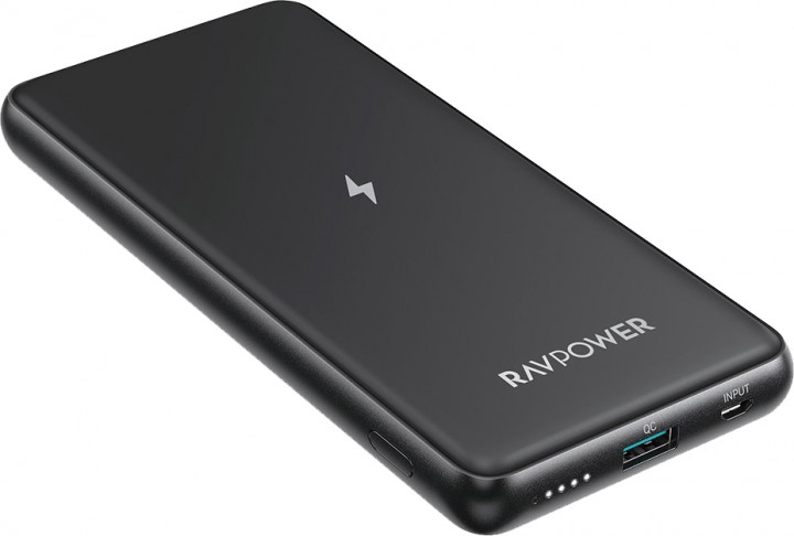 

Внешний аккумулятор RavPower 10000mAh 10W Wireless Charger Black (RP-PB084)